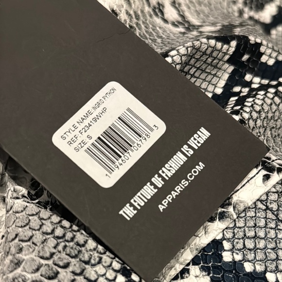 NWT APPARIS INGRID PYTHON TRENCH COAT - Picture 14 of 15